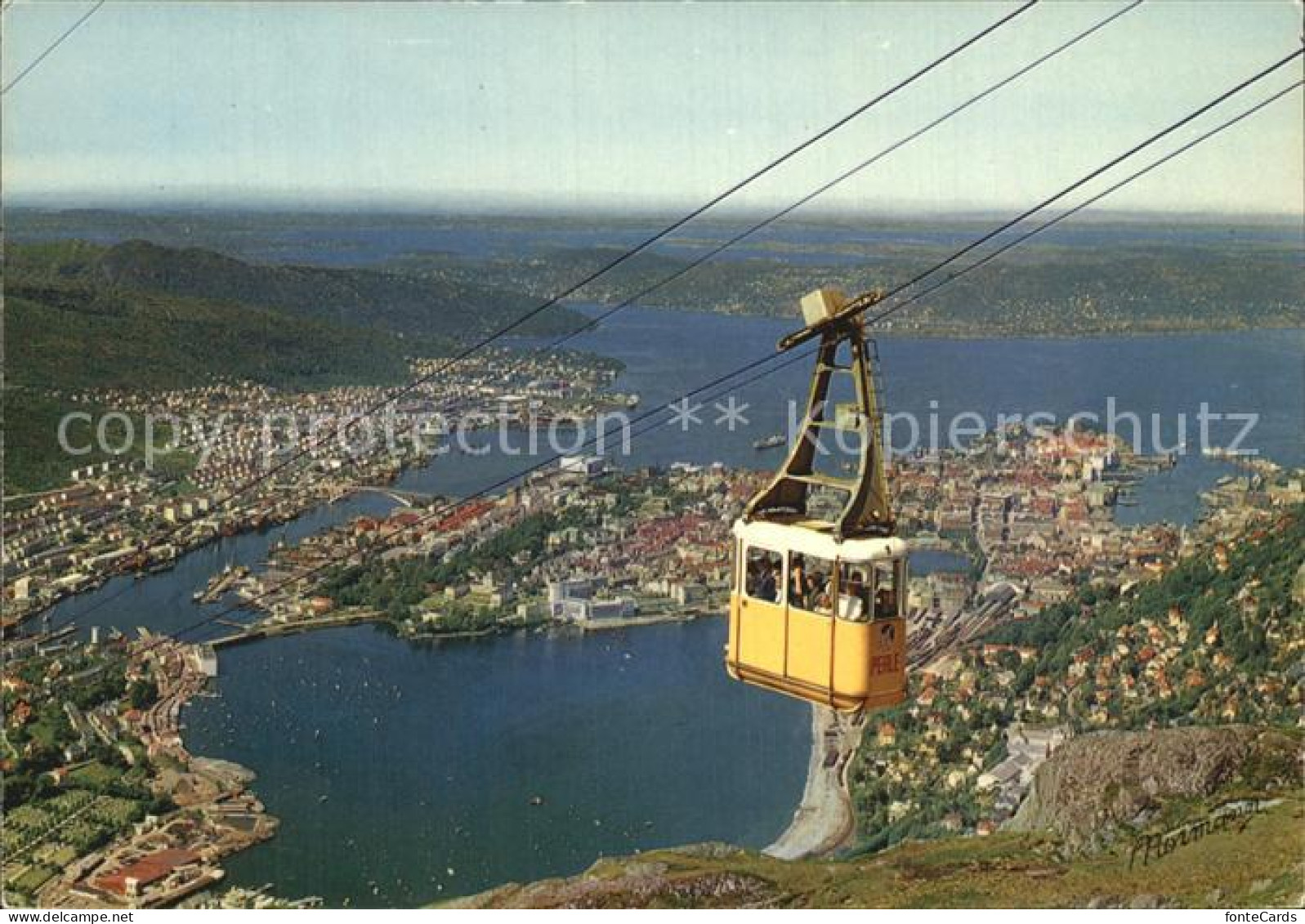 72564378 Bergen Norwegen The Telecabine To Mount Ulriken Norwegen - Norway