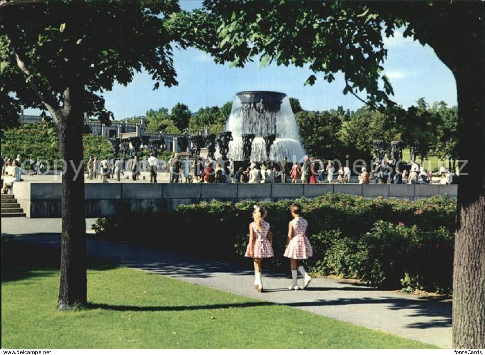 72564277 Oslo Norwegen Vigeland Sculpture Park With The Fountain Oslo - Norway