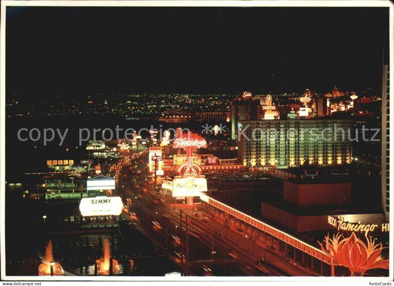 72556441 Las_Vegas_Nevada Teilansicht Bei Nacht - Andere & Zonder Classificatie