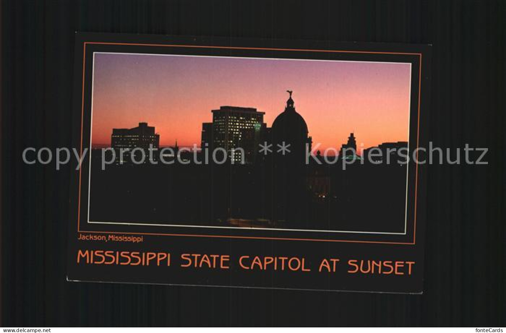 72556401 Jackson_Mississippi State Capitolat Sunset - Sonstige & Ohne Zuordnung