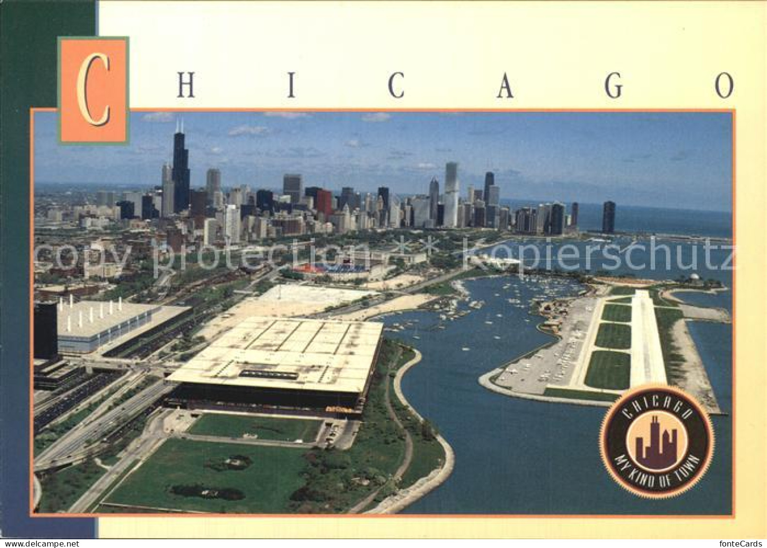 72556358 Chicago_Illinois Fliegeraufnahme  - Sonstige & Ohne Zuordnung