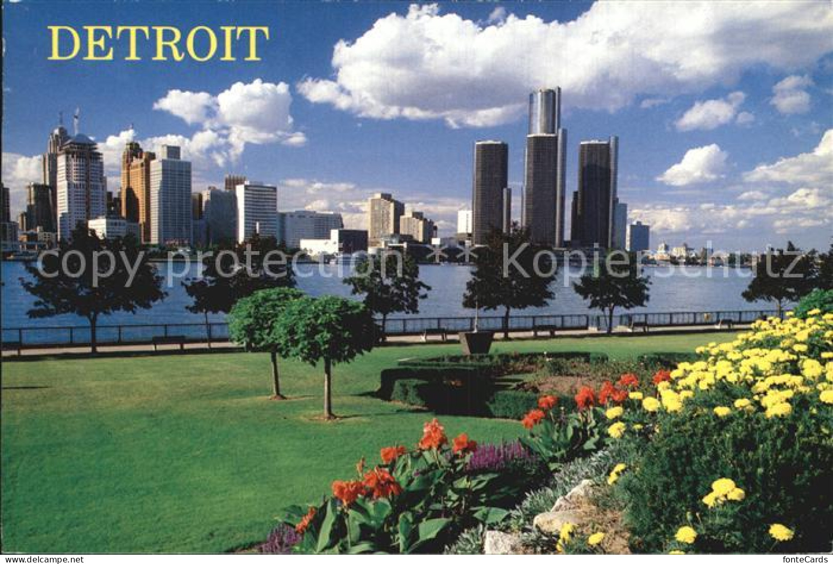 72556350 Detroit_Michigan Skyline - Sonstige & Ohne Zuordnung
