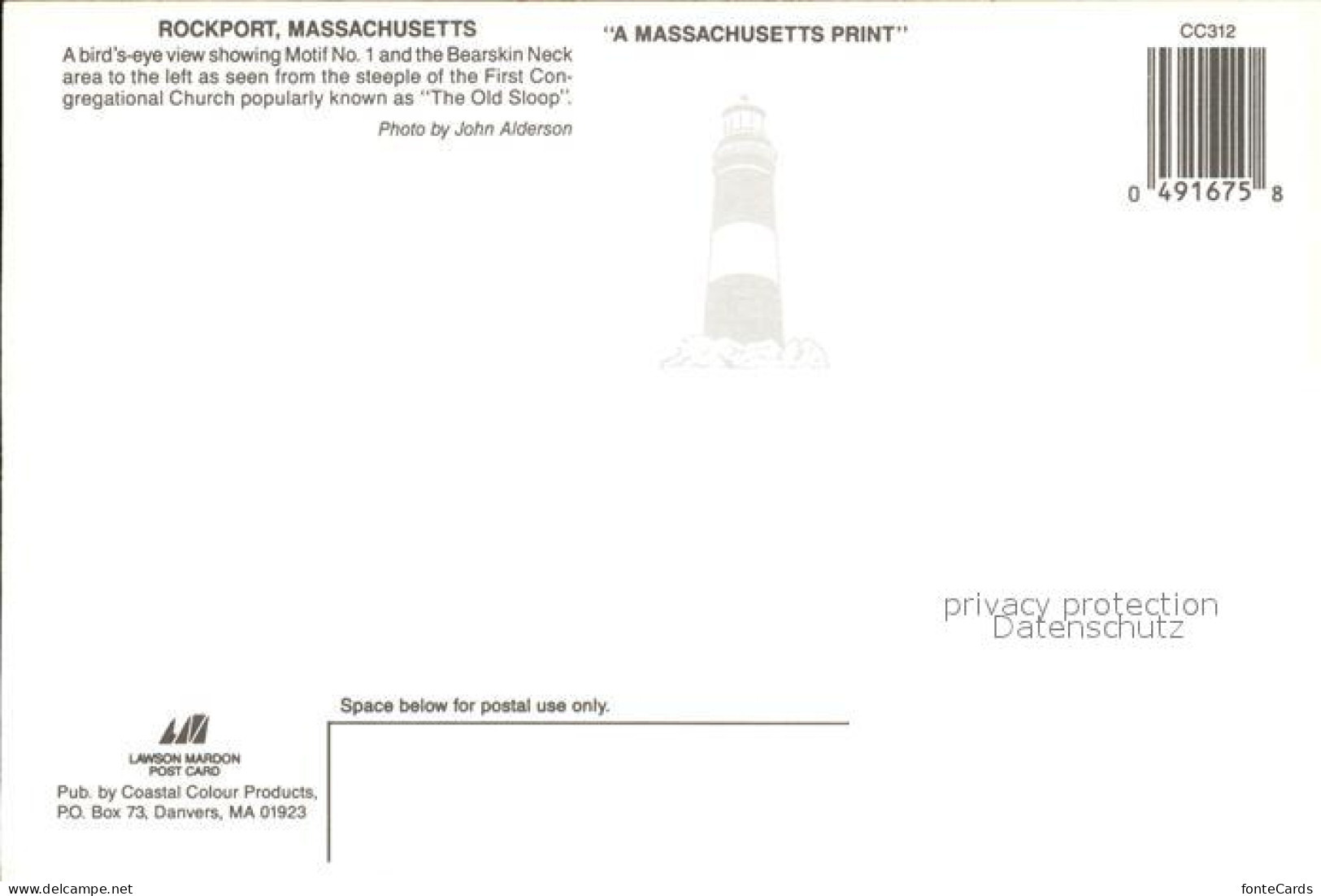 72556306 Rockport_Massachusetts Teilansicht  - Autres & Non Classés