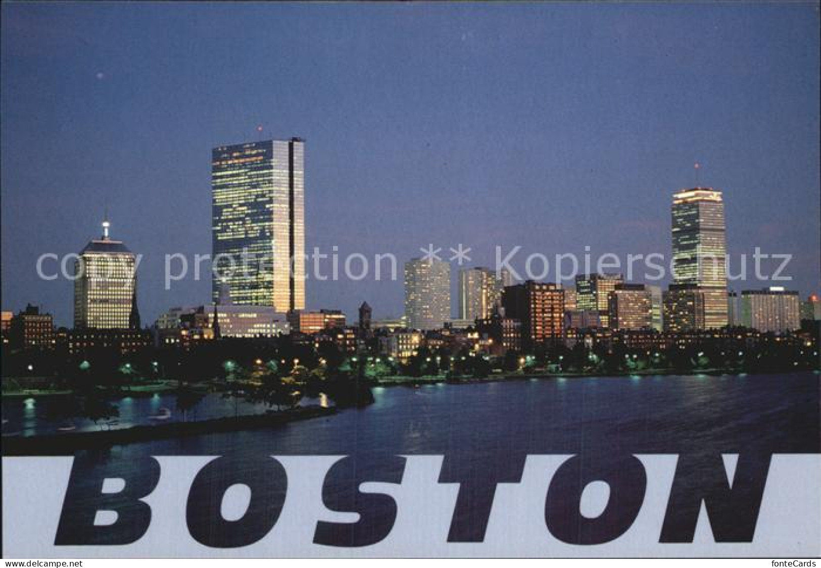 72555782 Boston_Massachusetts Skyline - Sonstige & Ohne Zuordnung