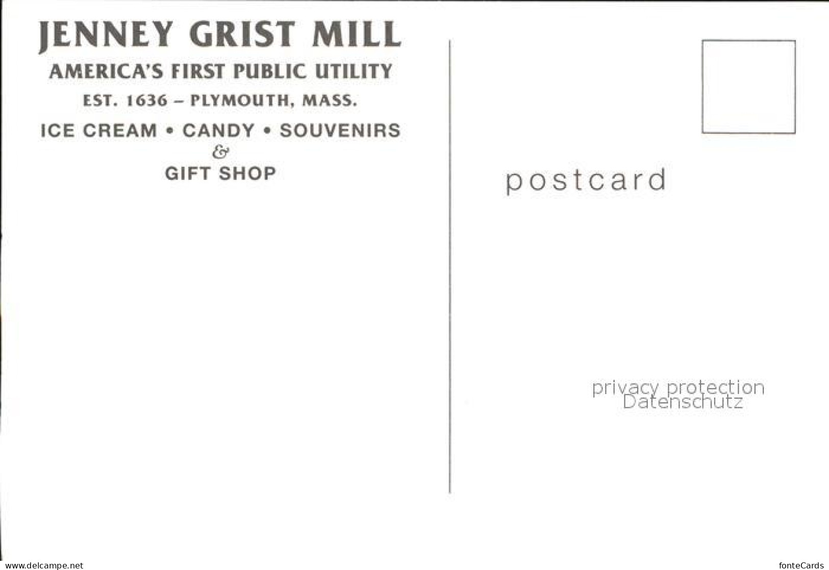 72555741 Plymouth_Massachusetts The Jenny Grist Mill  - Autres & Non Classés