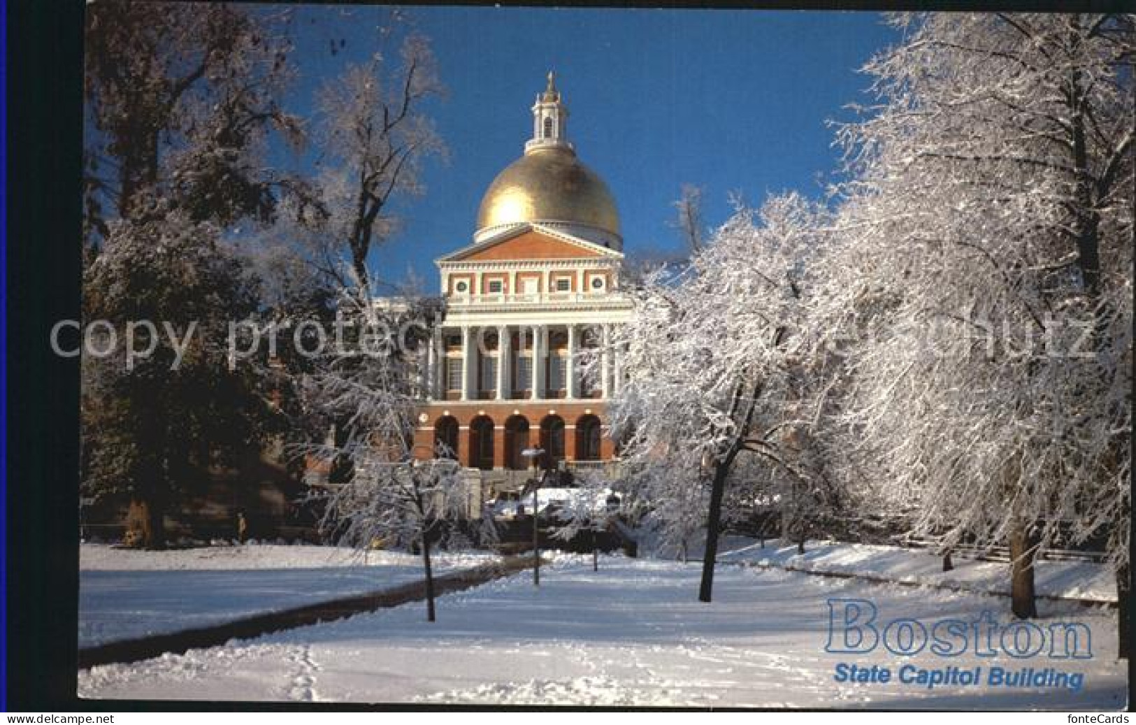 72555727 Boston_Massachusetts State Capitol Building - Sonstige & Ohne Zuordnung