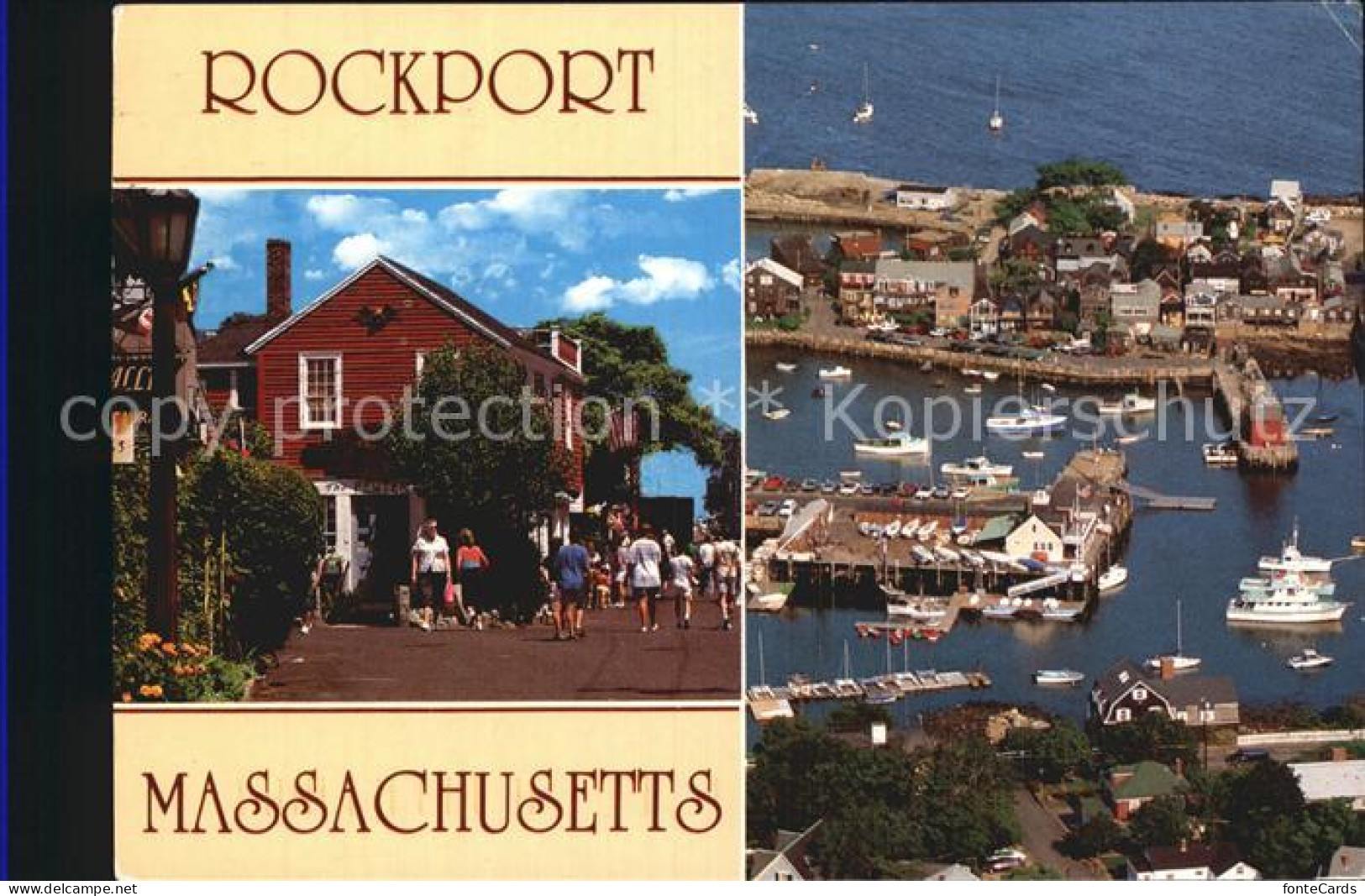 72555721 Rockport_Massachusetts Fliegeraufnahme Teilansicht  - Andere & Zonder Classificatie