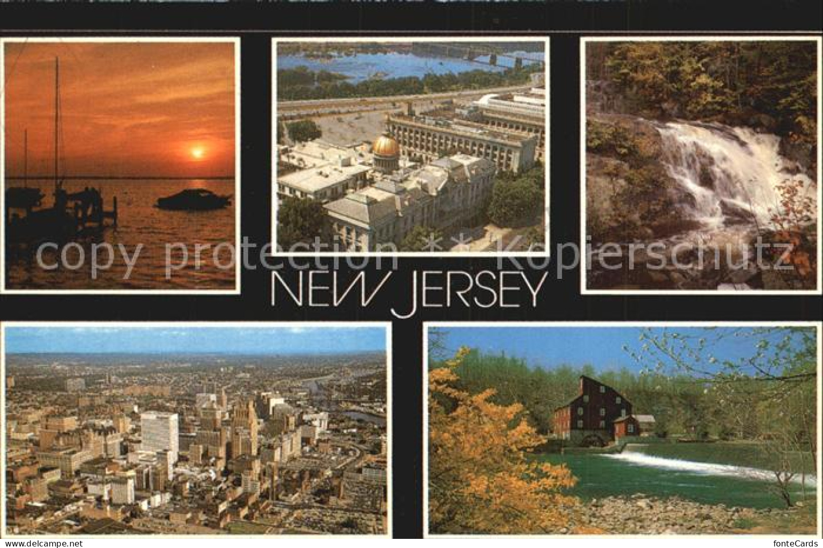 72553743 New Jersey Sunset Seaside Park Barnegat Bay  New Jersey - Other & Unclassified