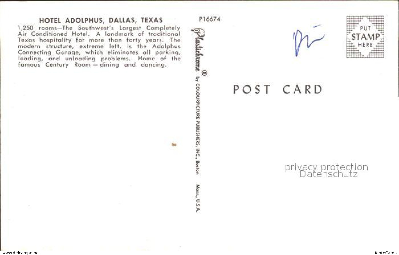 71942233 Dallas_Texas Hotel Adolphus - Other & Unclassified