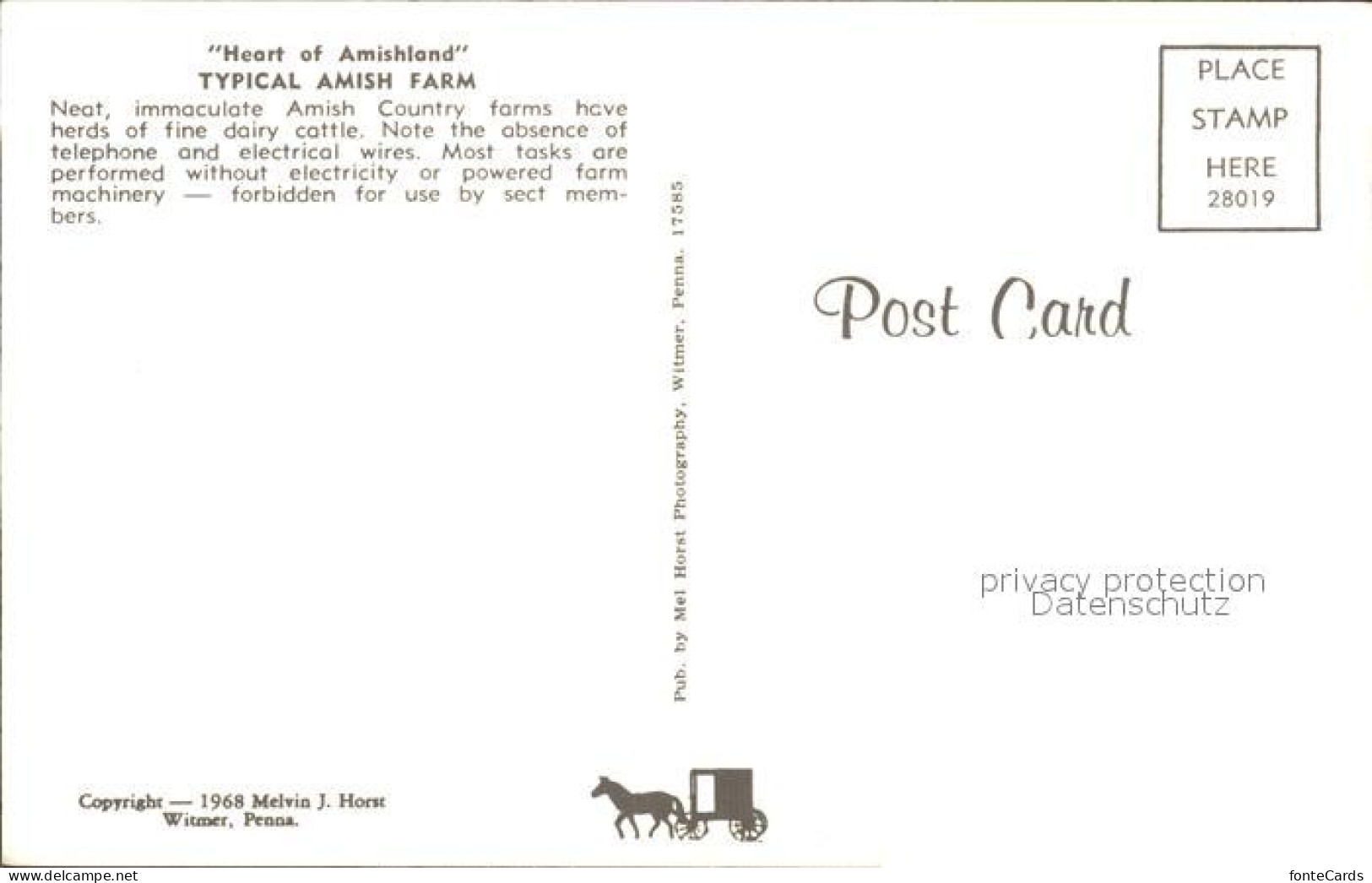 71941879 Ohio_US-State Amishland Typical Amish Farm - Other & Unclassified