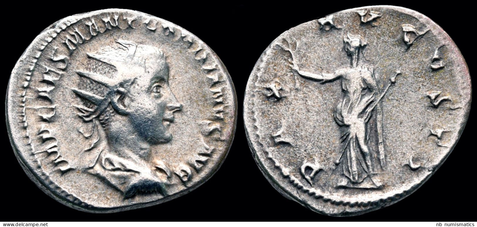 Gordian III AR Antoninianus Pax Standing Half-left - Der Soldatenkaiser (die Militärkrise) (235 / 284)