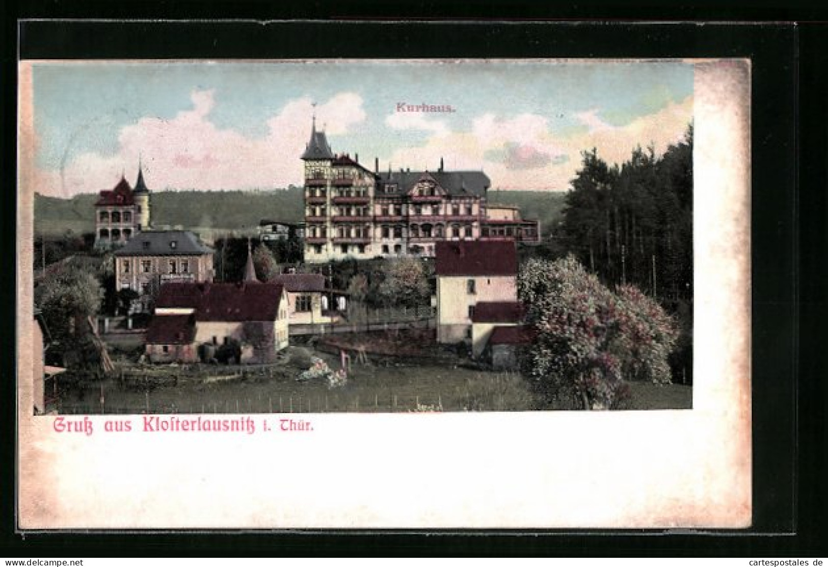 AK Klosterlausnitz I. Thür., Blick Auf Das Kurhaus  - Bad Klosterlausnitz