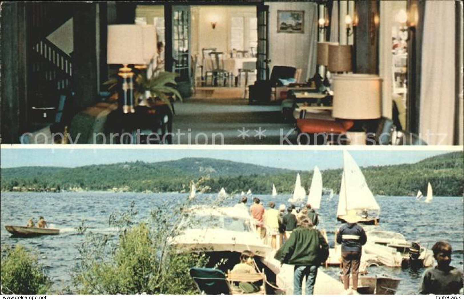 71940981 Inlet Holl's Inn On Fourth Lake Boat - Other & Unclassified