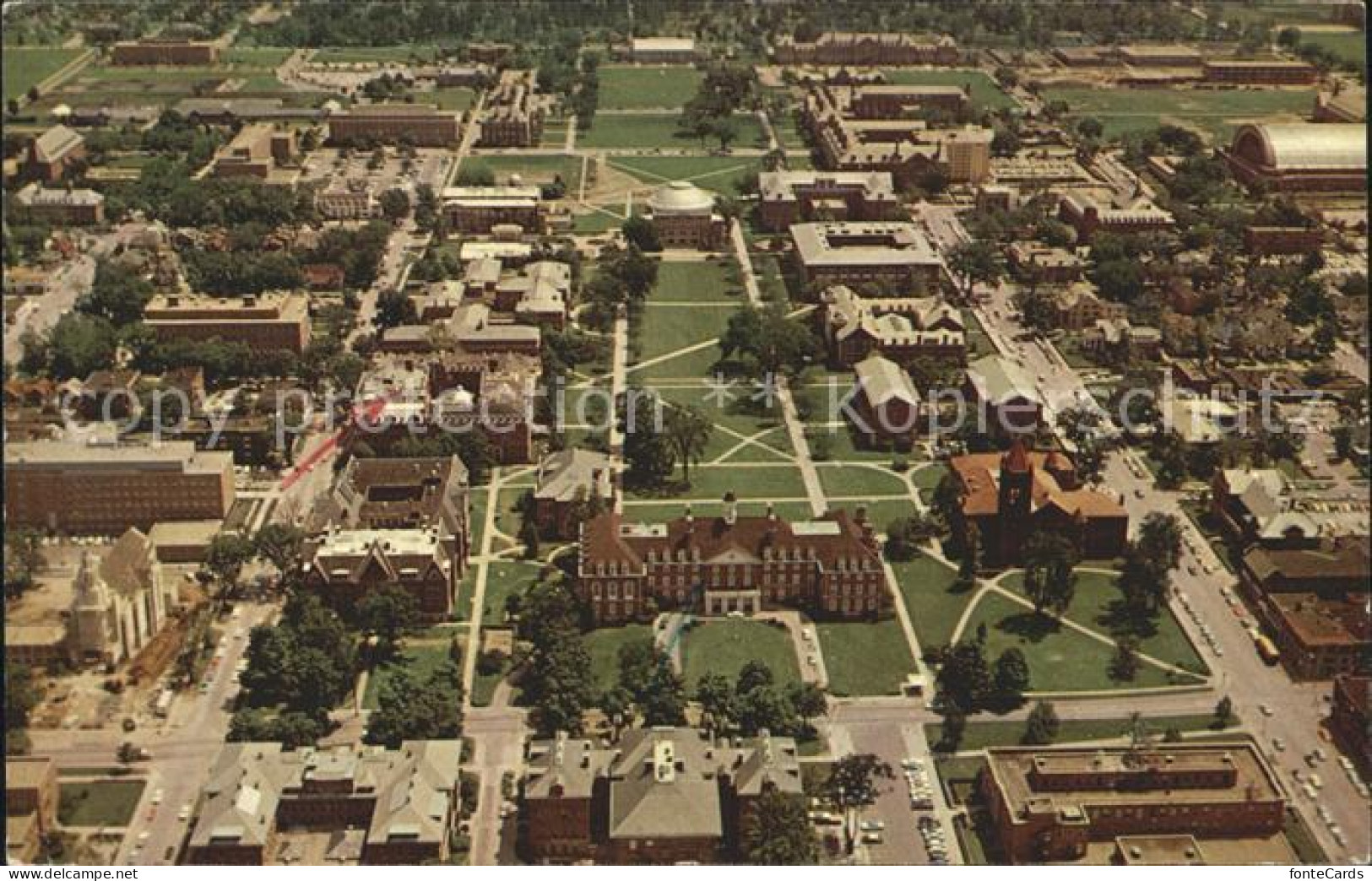 71940925 Champaign Airview Of Campus University Of Illinois - Andere & Zonder Classificatie
