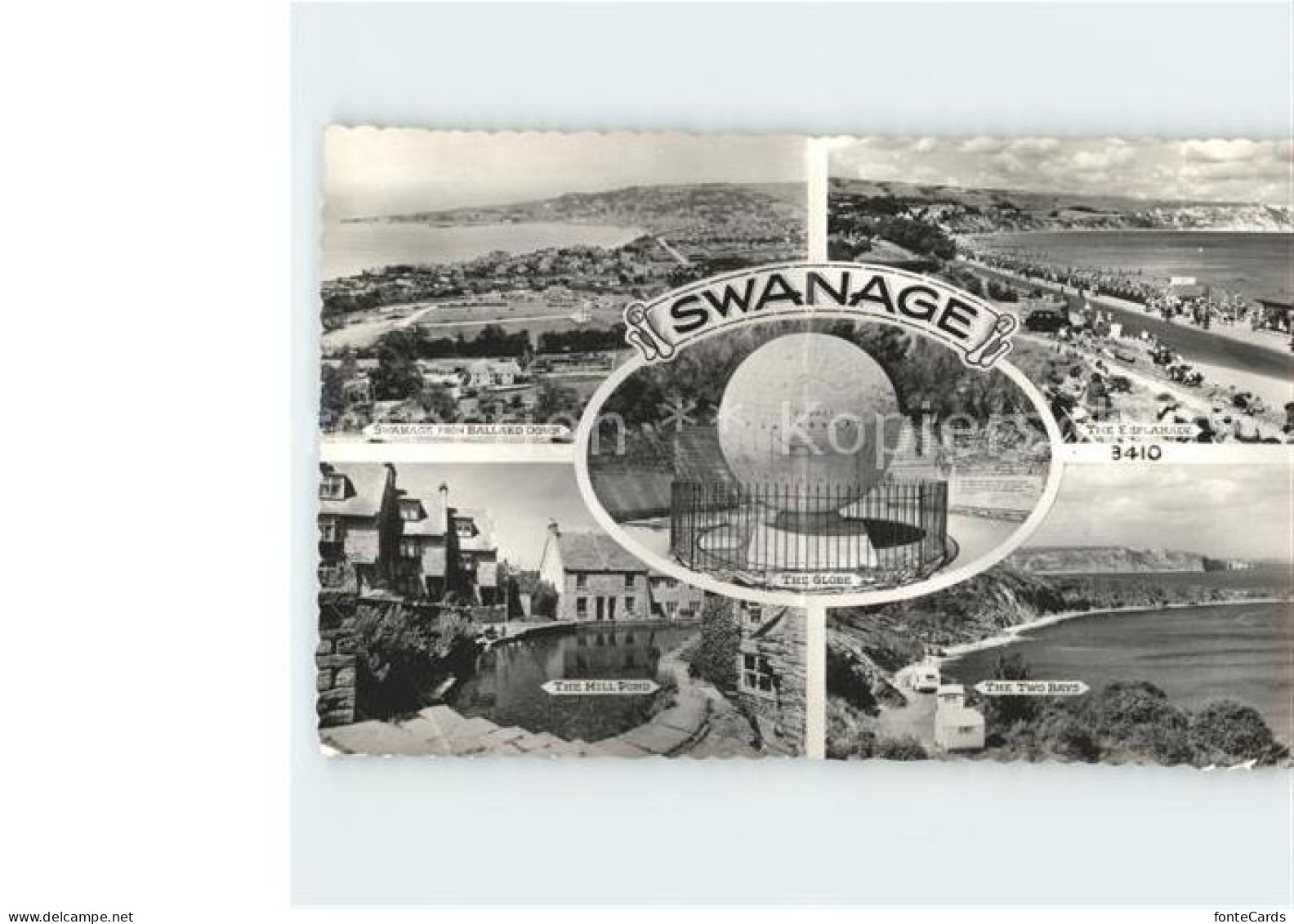 71939654 Swanage Purbeck Ballard Down The Esplanade The Mill Pond The Two Bays S - Andere & Zonder Classificatie