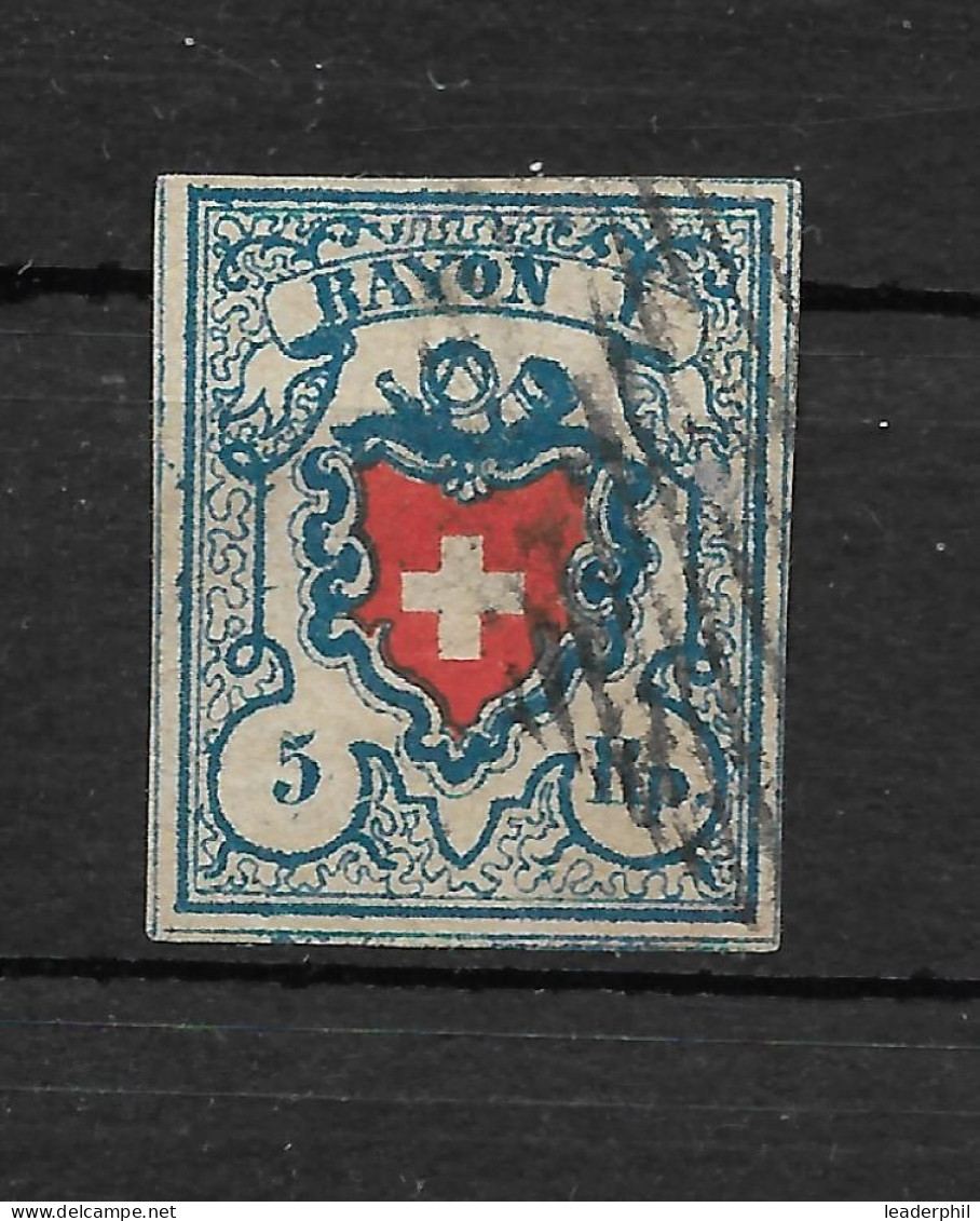 SWITZERLAND Sc# 8 Used FORGERY - Used Stamps