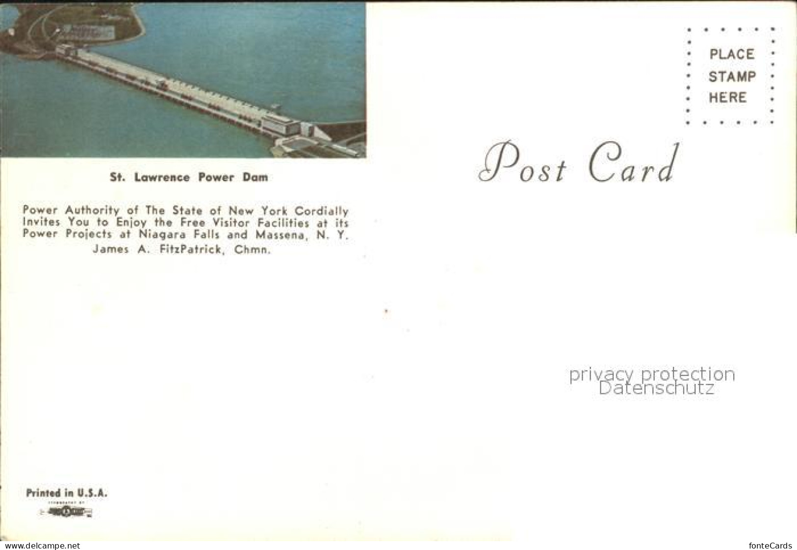 71935522 St Lawrence Niagara Power Project Power Dam  - Other & Unclassified