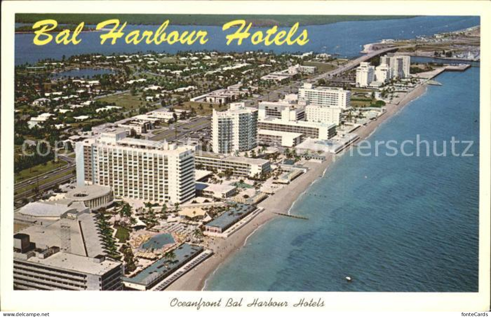 71925842 Bal_Harbour Hotels Fliegeraufnahme - Autres & Non Classés