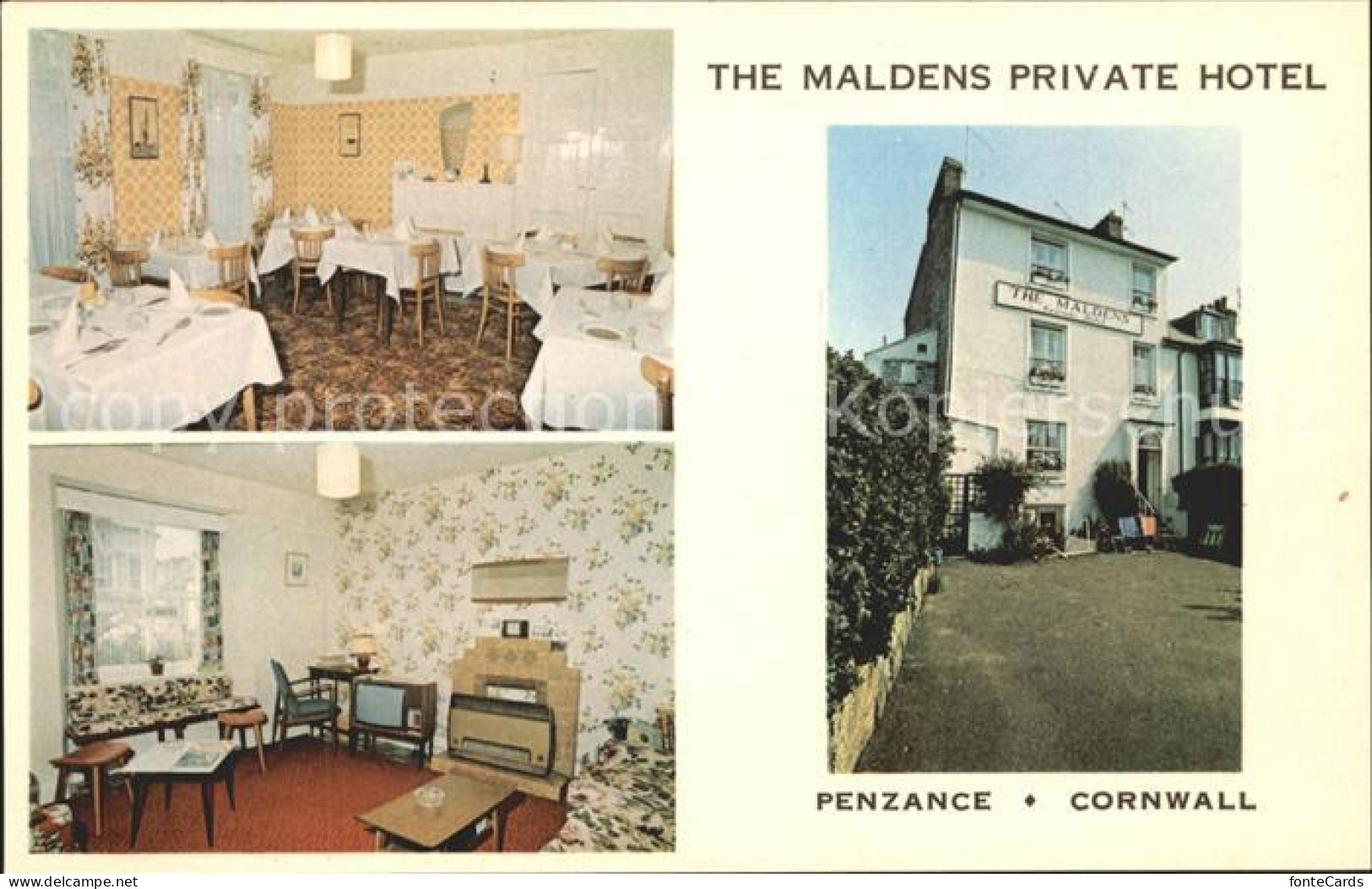 71925119 Penzance Penwith The Maldens Private Hotel  Penwith - Autres & Non Classés