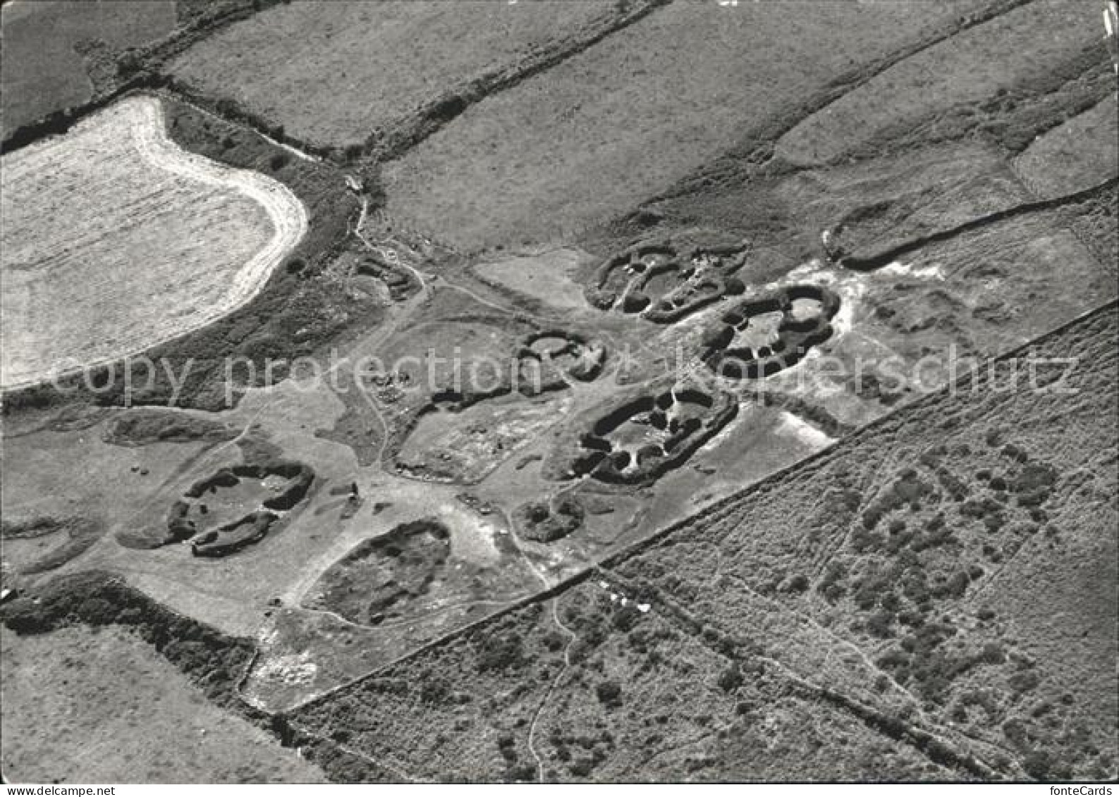 71924914 Madron Zennor Chysauster Ancient Village Fliegeraufnahme Penwith - Other & Unclassified