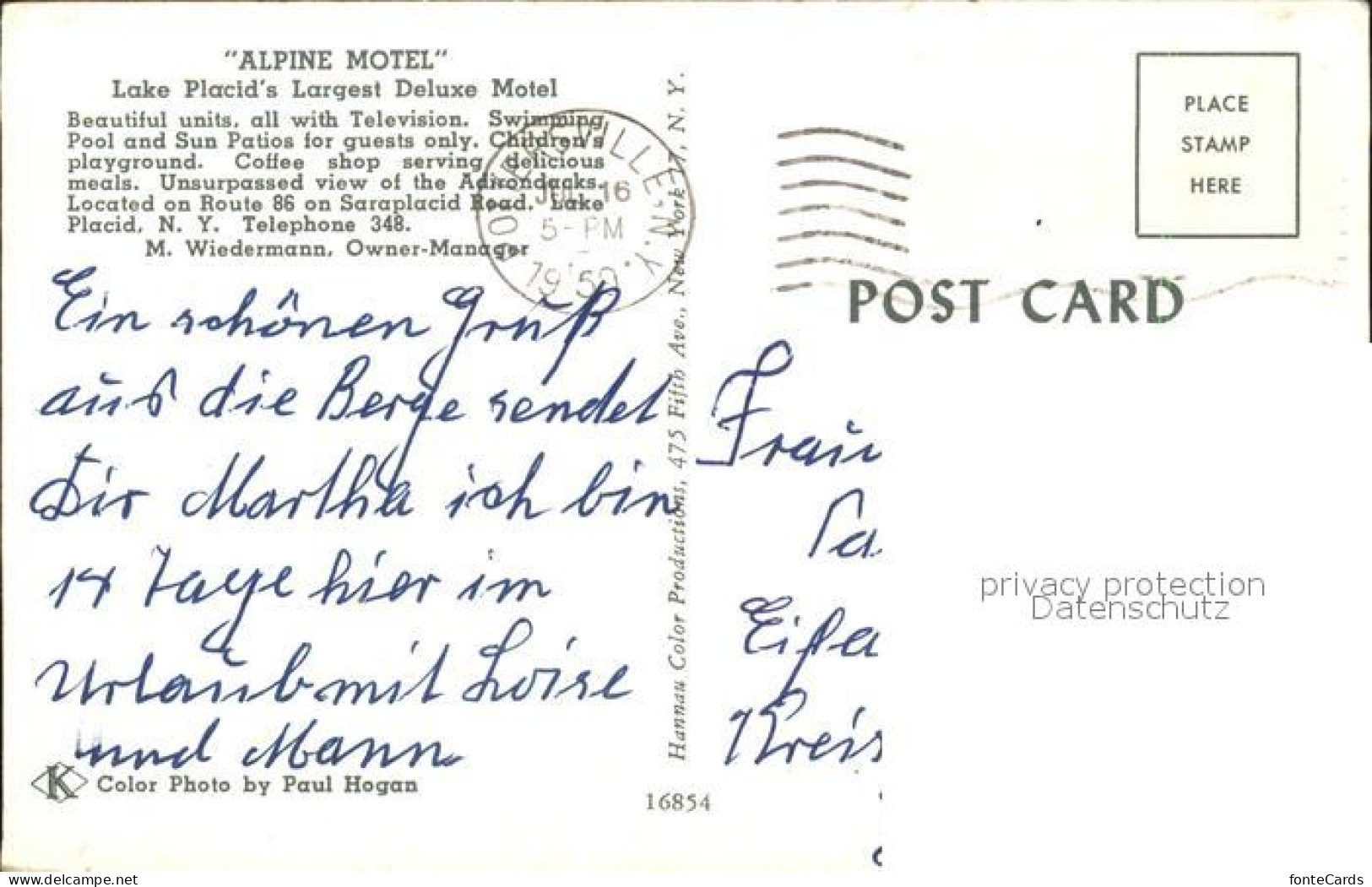 71919101 Pottersville_New_Jersey Alpine Hotel Lake Placid - Other & Unclassified