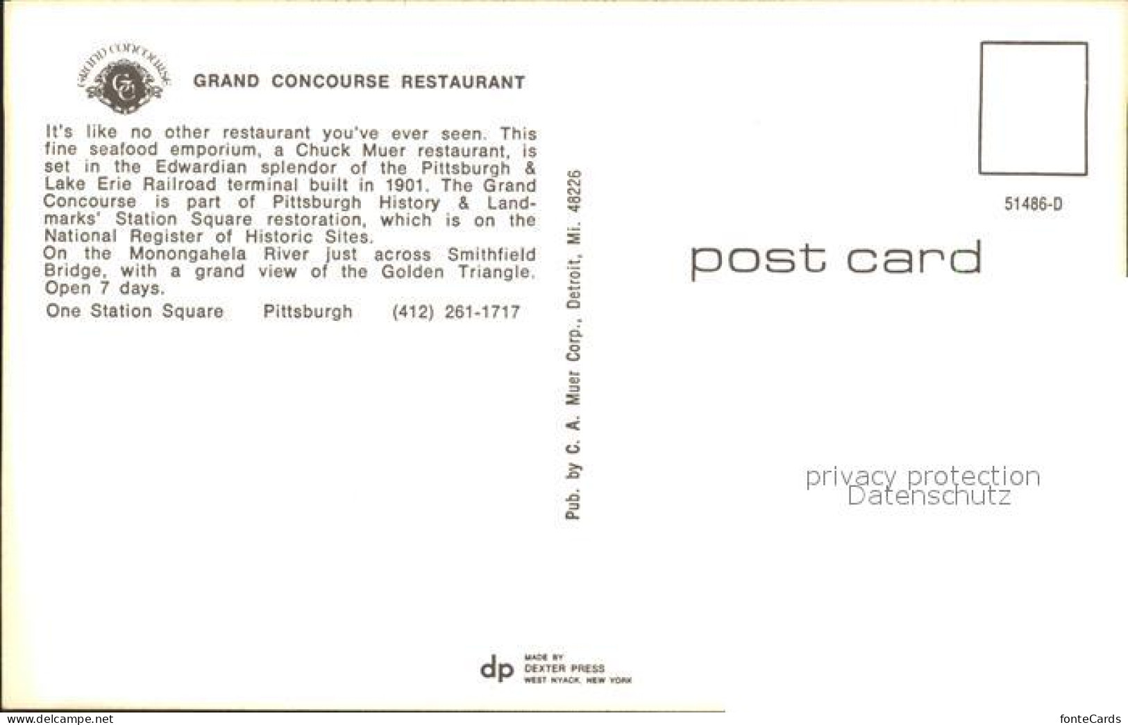 71919093 Pittsburg_Missouri Grand Conourse Restaurant - Andere & Zonder Classificatie