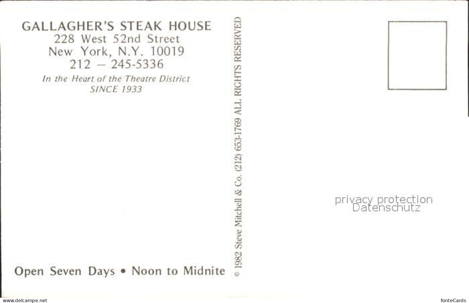 71919088 New_York_City Gallagherss Steak House - Other & Unclassified