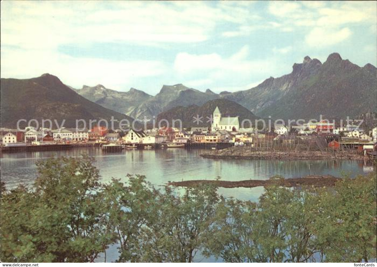 71917240 Svolvær Panorama Svolvær - Norway