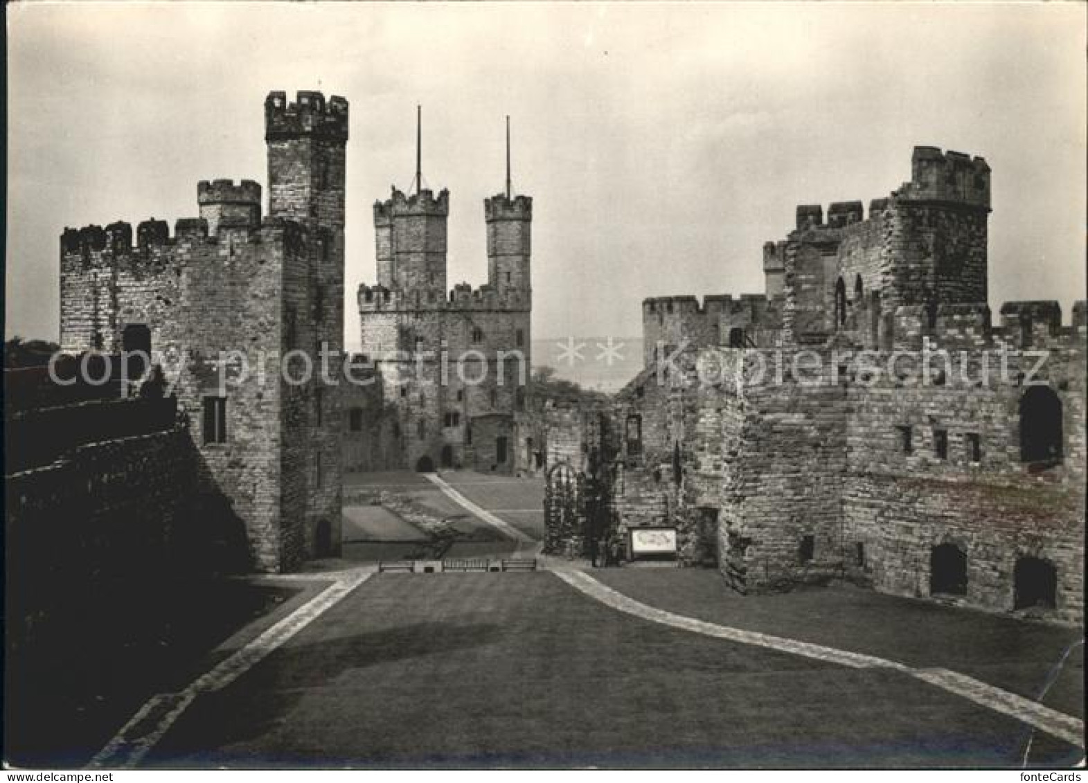 71914039 Caernarvon Castle Upper Ward Caernarvon - Other & Unclassified