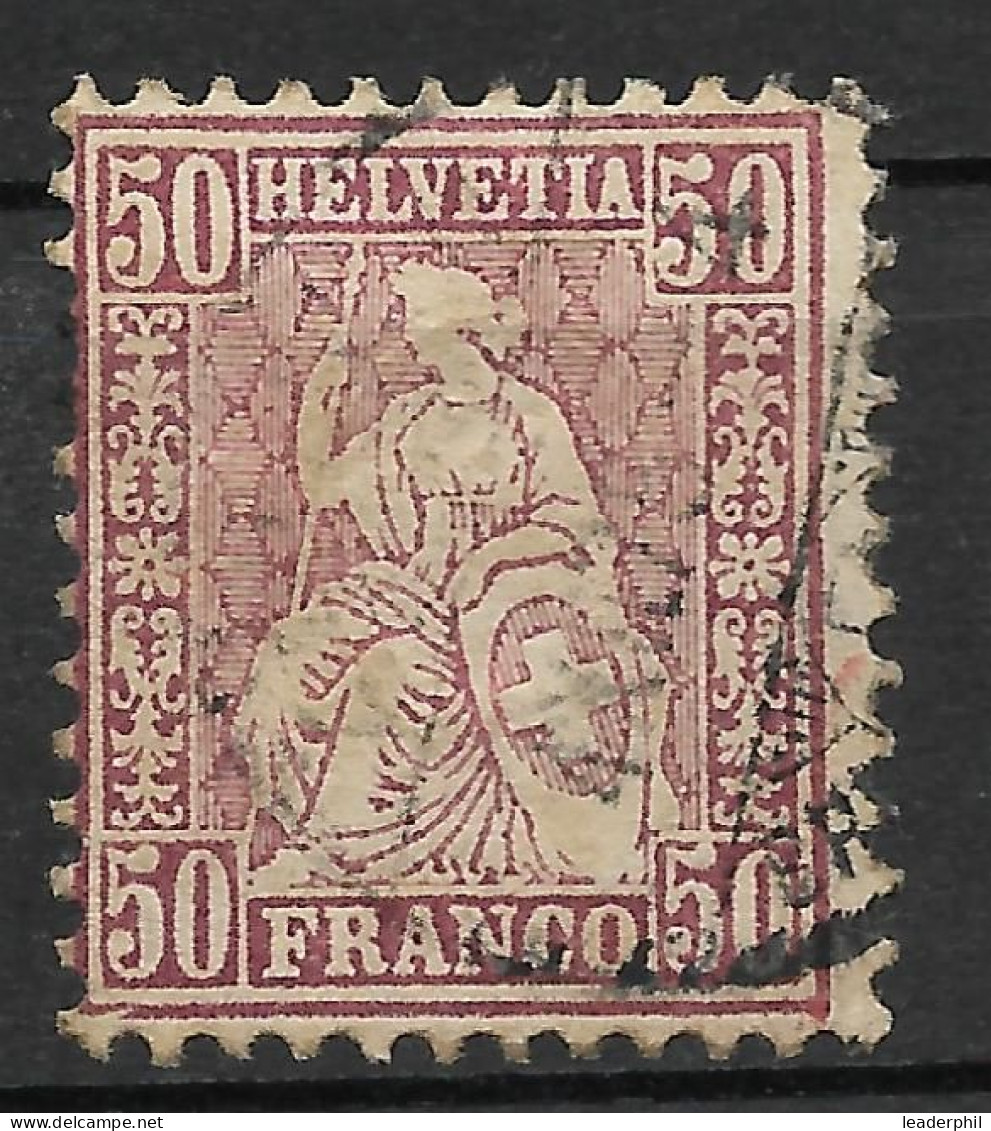 SWITZERLAND Yv# 48 Used - Used Stamps