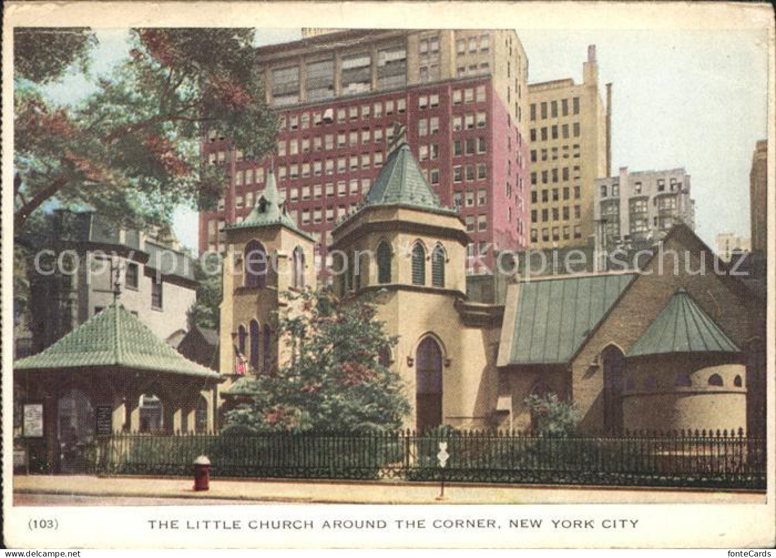 71913920 New_York_City Little Church Around Corner - Other & Unclassified