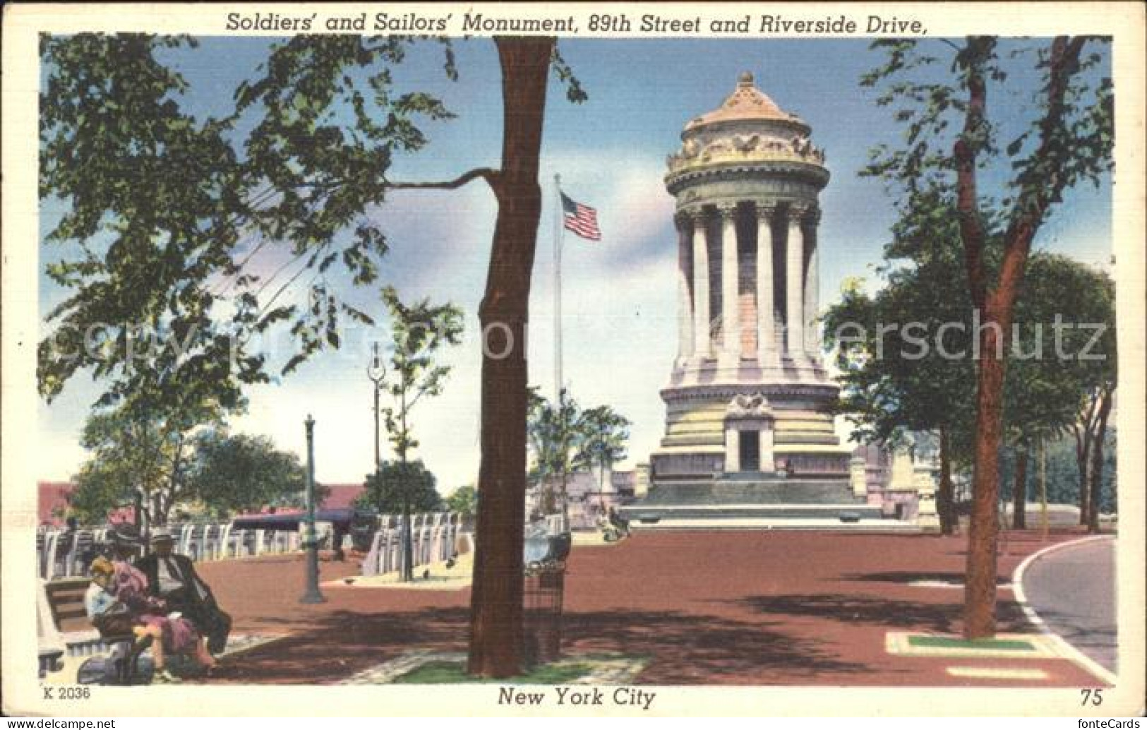 71913915 New_York_City Soldiers Sailors Monument Riverside Drive - Autres & Non Classés