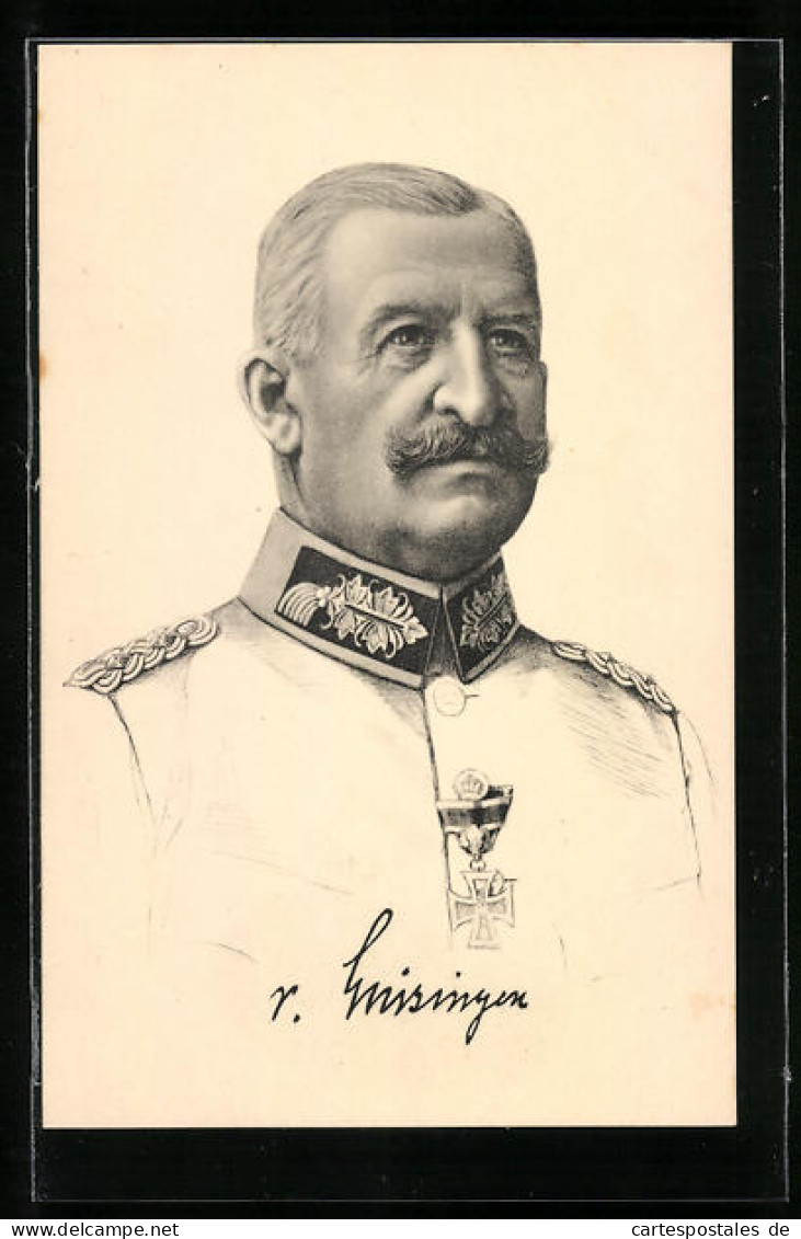 AK Heerführer General Der Infanterie Von Linsingen  - War 1914-18