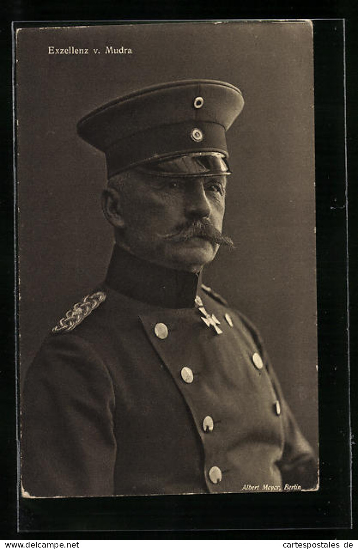 AK Heerführer Exzellenz Von Mudra In Uniform Mit Orden  - War 1914-18