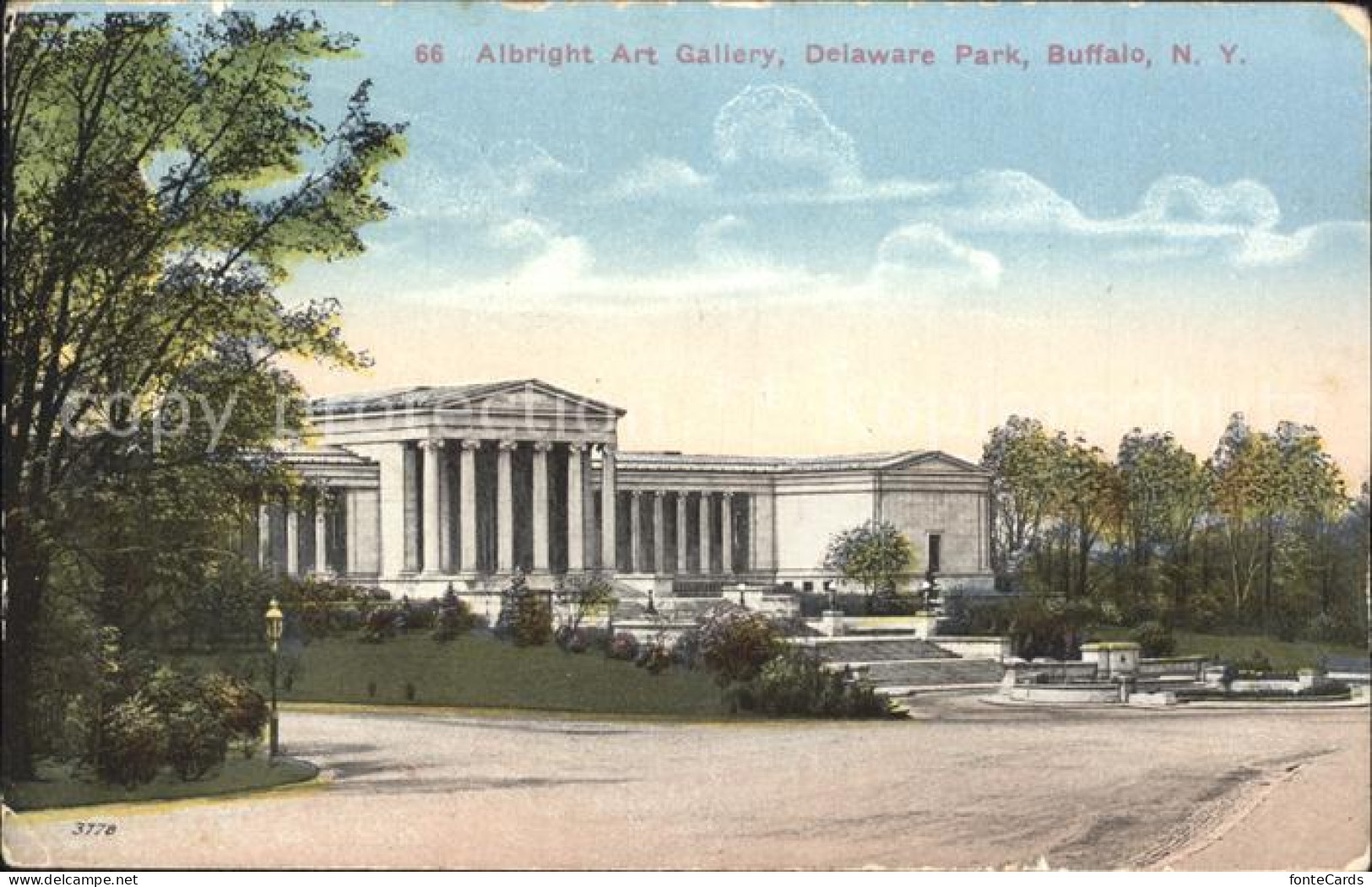 71911713 Buffalo_New_York Albright Art Gallery Delaware Park - Sonstige & Ohne Zuordnung