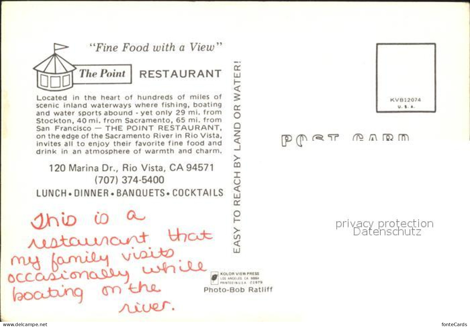 71892728 Rio_Vista_California Restaurant The Point - Other & Unclassified