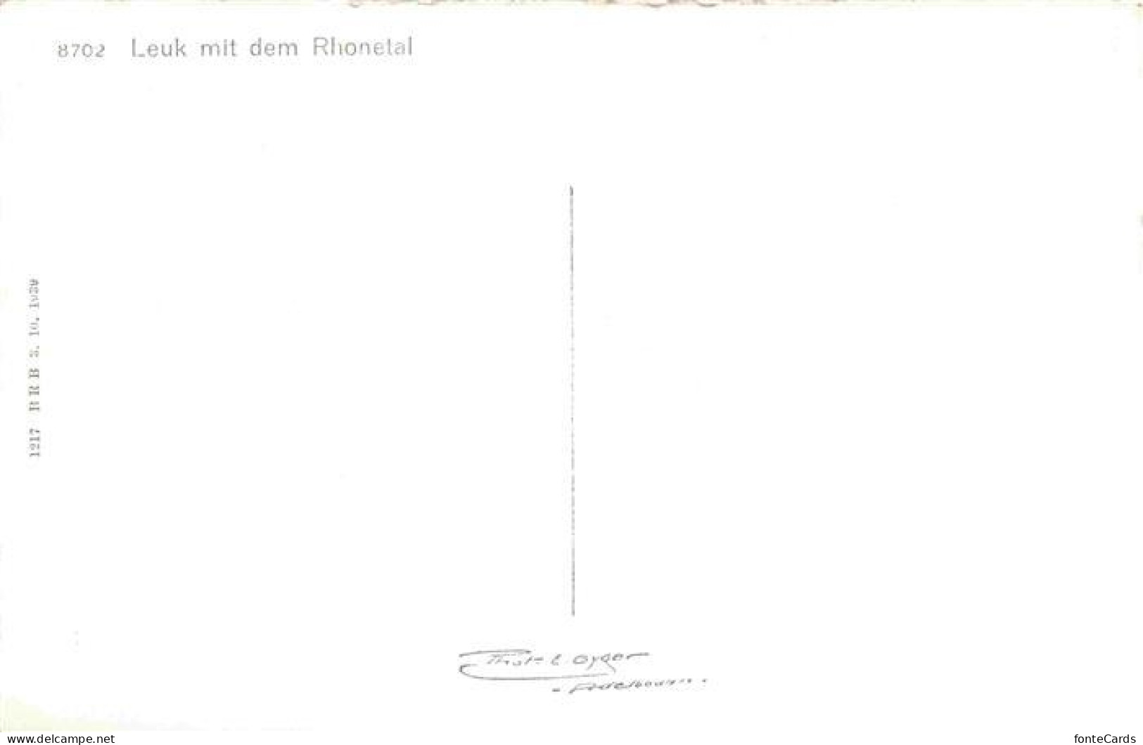 13977351 Leuk_VS Panorama Mit Dem Rhonetal - Other & Unclassified