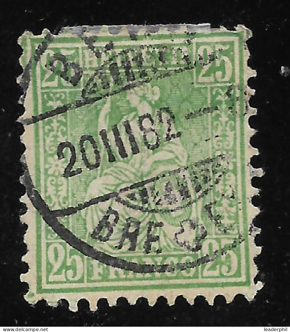 SWITZERLAND Sc# 65 - Yv# 54 USED - Used Stamps