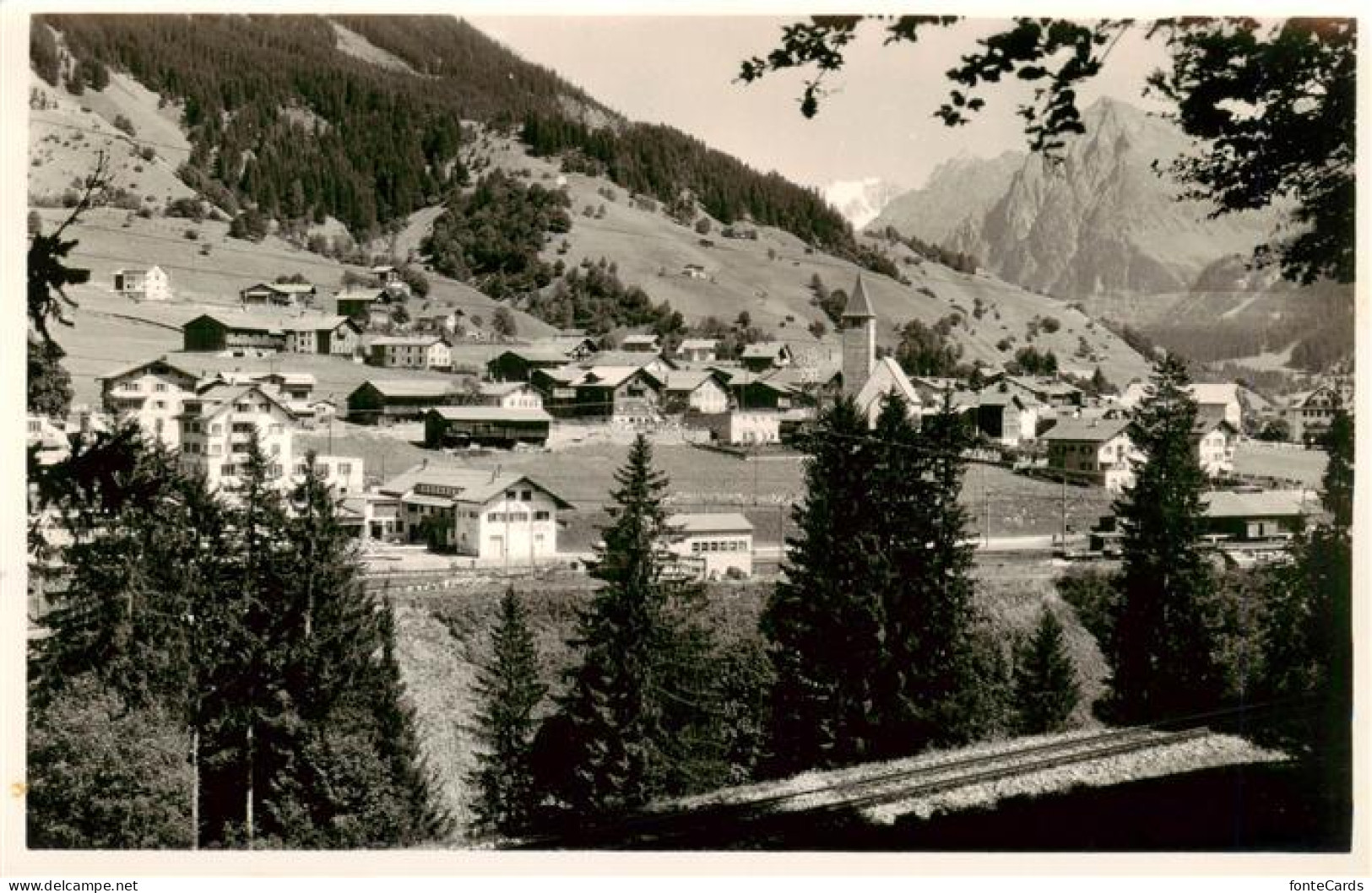 13958161 Klosters-Serneus_GR Panorama Klosters-Platz Alpen - Other & Unclassified