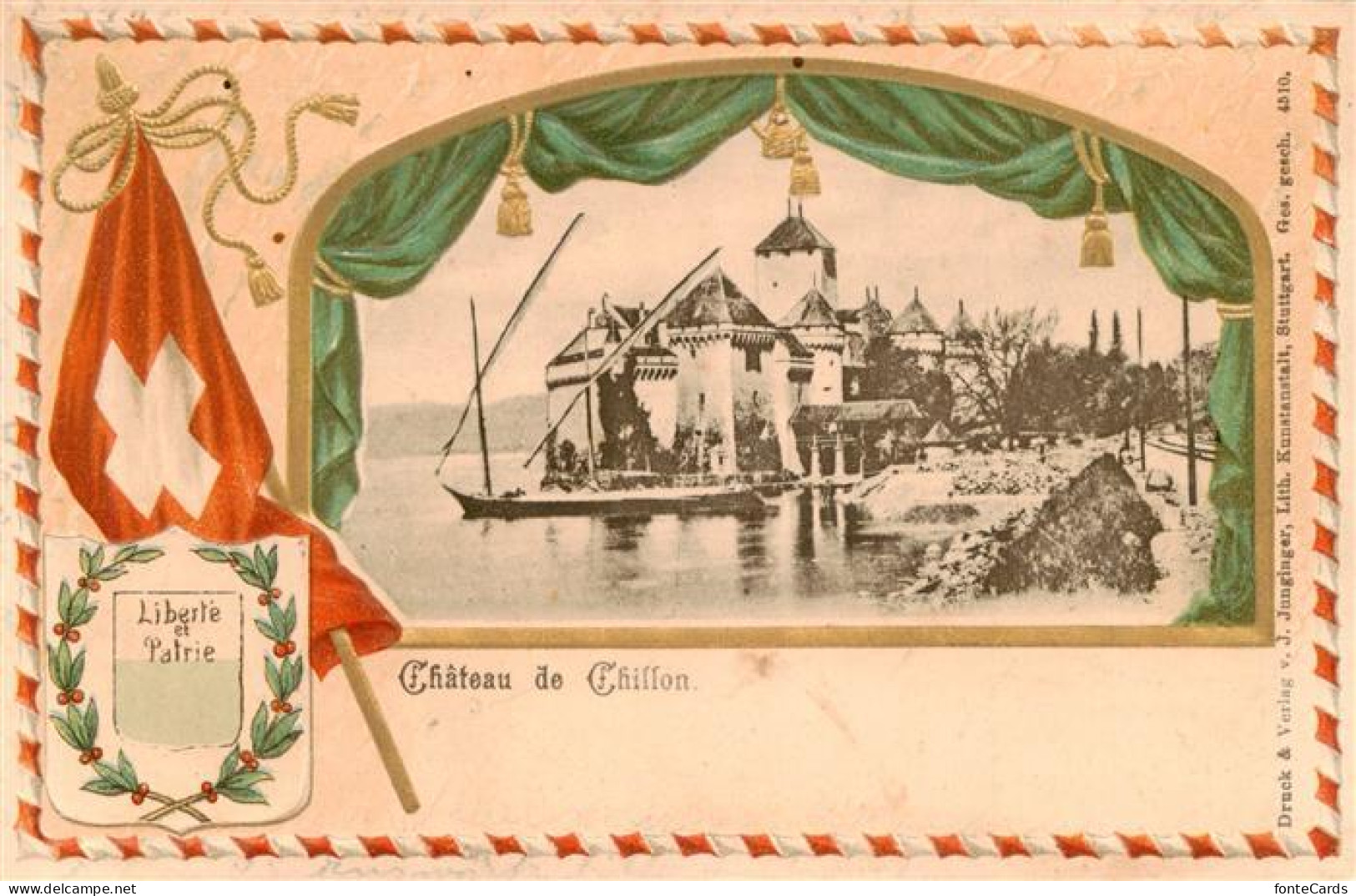 13958157 CHILLON_Chateau_de_Montreux_VD Château Au Lac Léman - Other & Unclassified