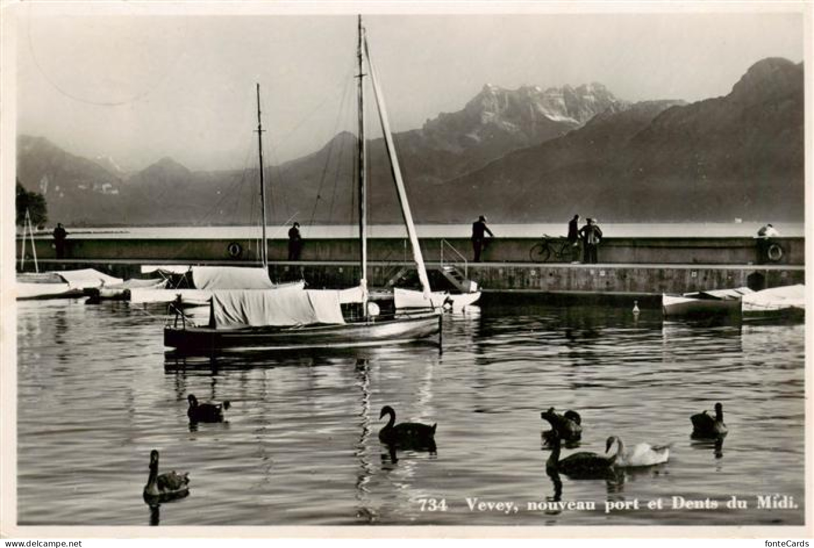 13931841 Vevey_VD Nouveau Port Et Dents Du Midi - Other & Unclassified