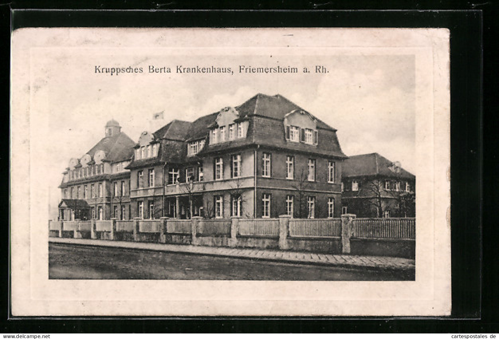 AK Friemersheim A. Rh., Kruppsches Berta Krankenhaus  - Autres & Non Classés