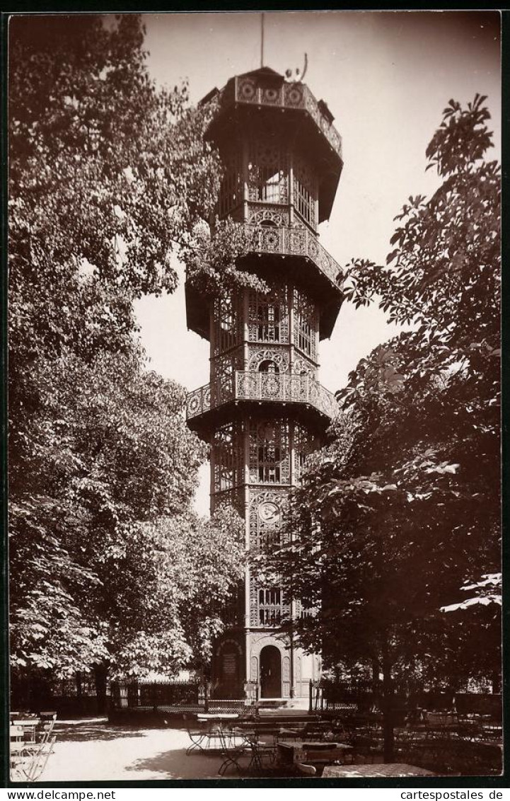 Fotografie Brück & Sohn Meissen, Ansicht Löbau I. Sa., Blick Zum Friedrich-August-Turm Auf Dem Löbauer Berg  - Places