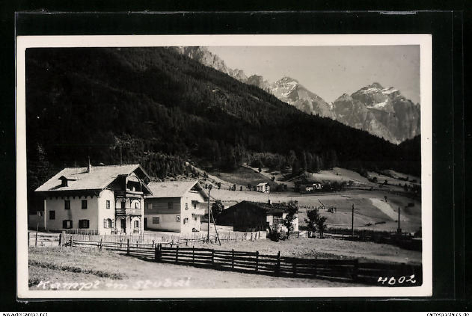 AK Neustift Im Stubaital, Kampl, Dorfpartie Mit Häusern  - Other & Unclassified