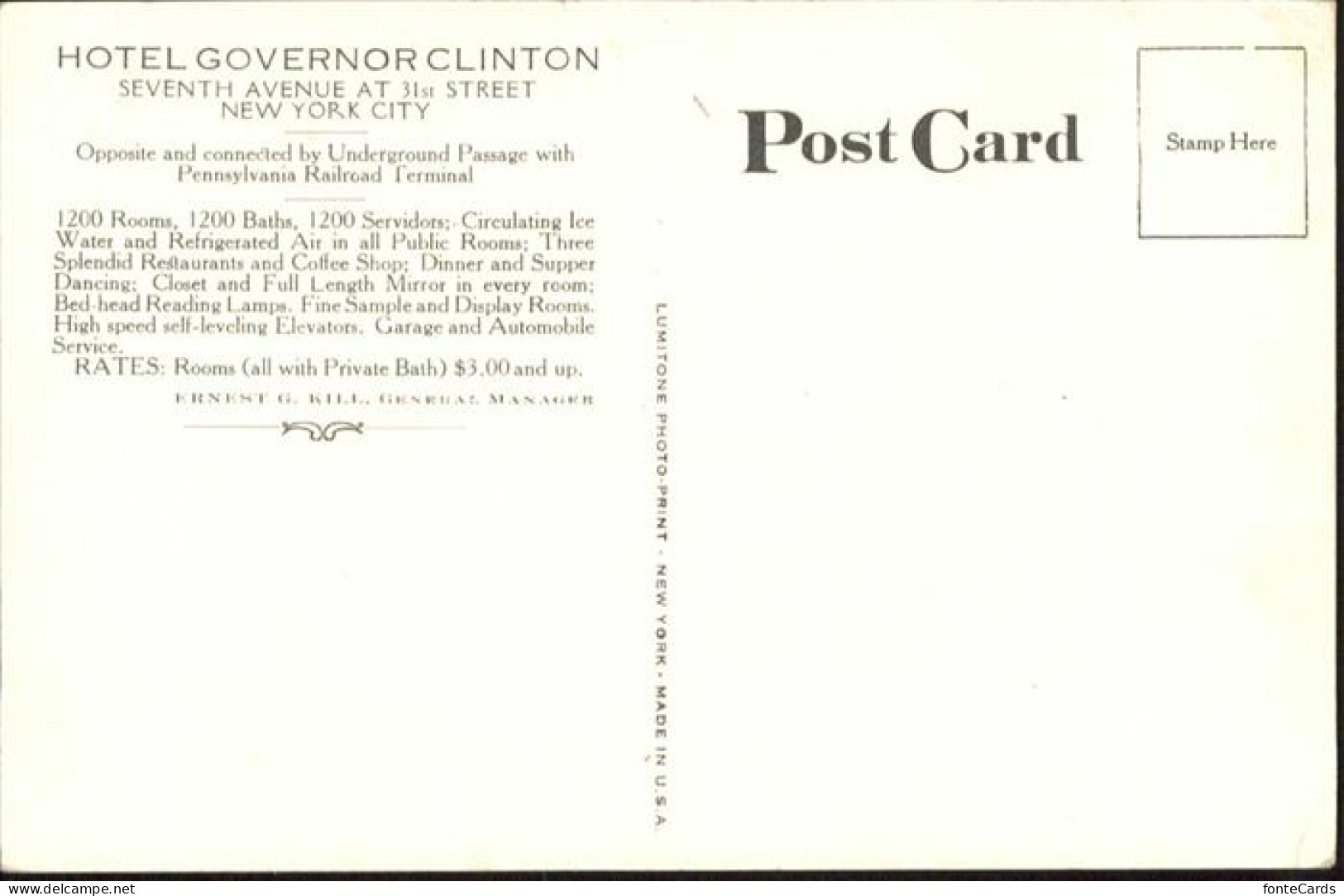 10986085 New_York_City Hotel Governor Clinton - Other & Unclassified