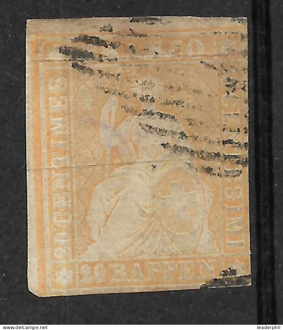 SWITZERLAND Yv# 29a USED VF - Used Stamps