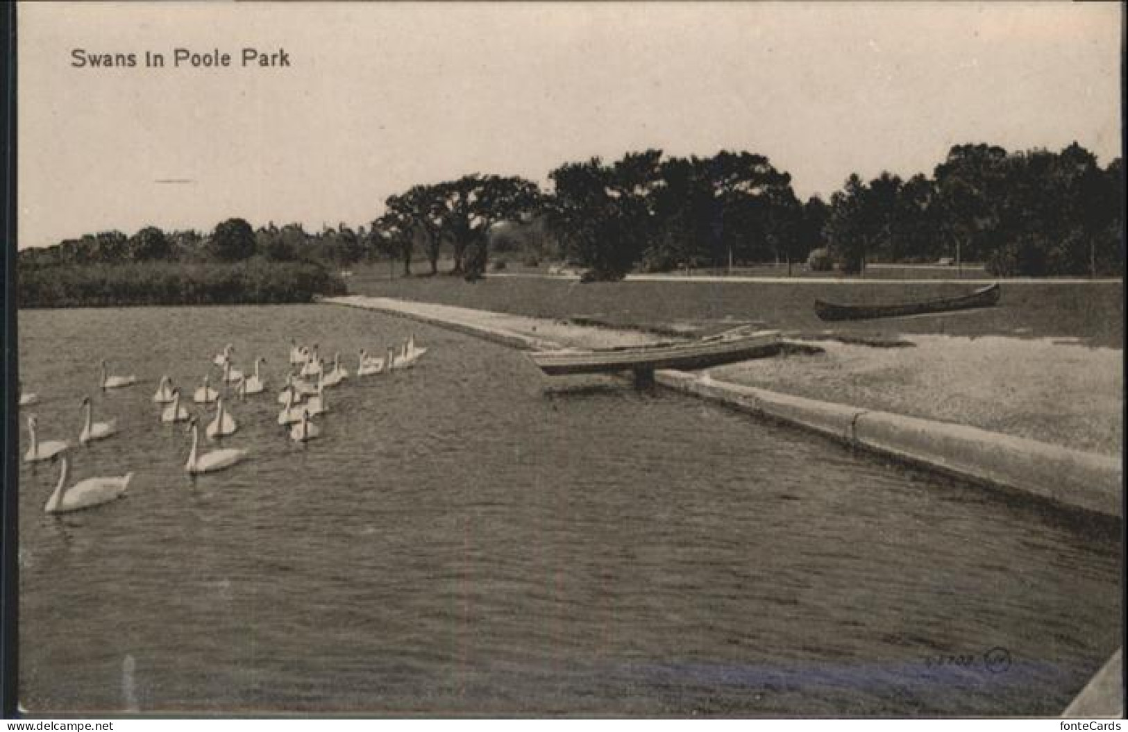 10986003 Poole Dorset Swans Park Poole Dorset - Andere & Zonder Classificatie