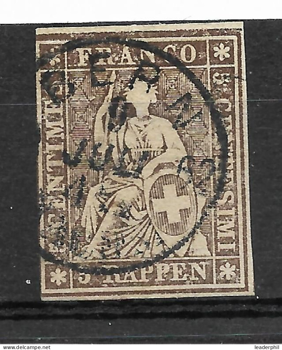 SWITZERLAND Yv# 26 USED VF - Used Stamps