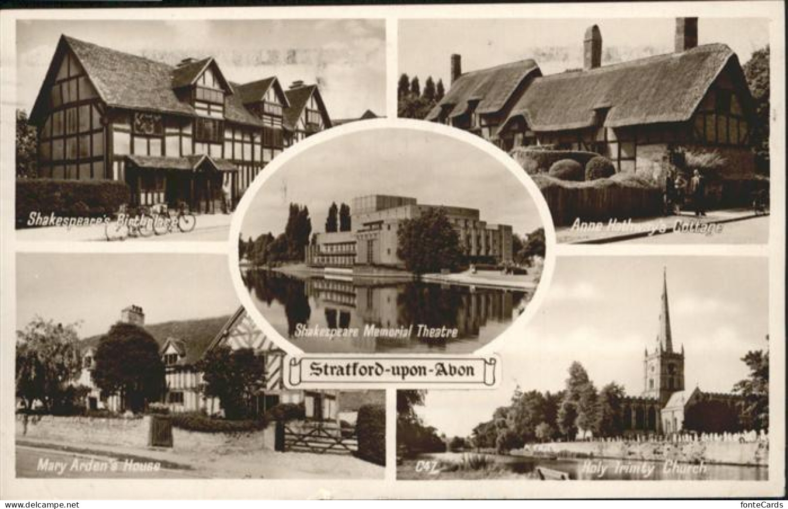 10985749 Stratford-on-Avon Theatre Church Mary Ardens House  Stratford-on-Avon - Other & Unclassified