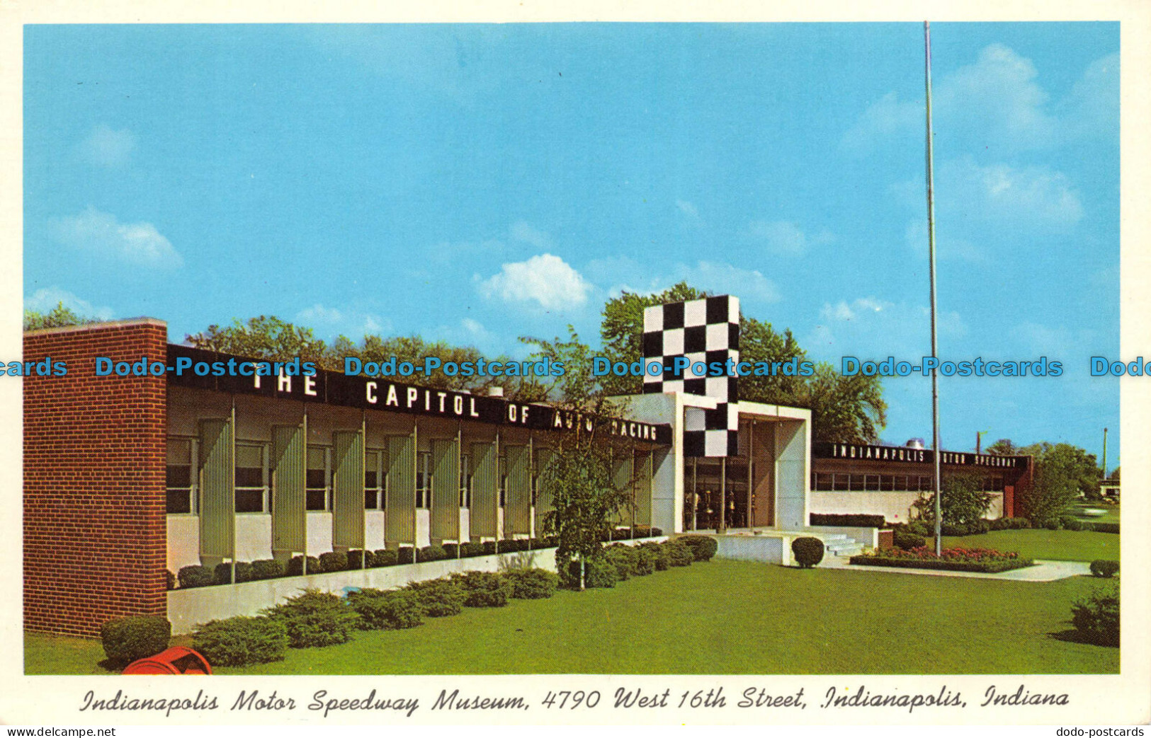 R058930 Indianapolis Motor Speedway Museum. 4790 West 16th Street. Indianapolis. - Wereld